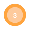 3 orange circle